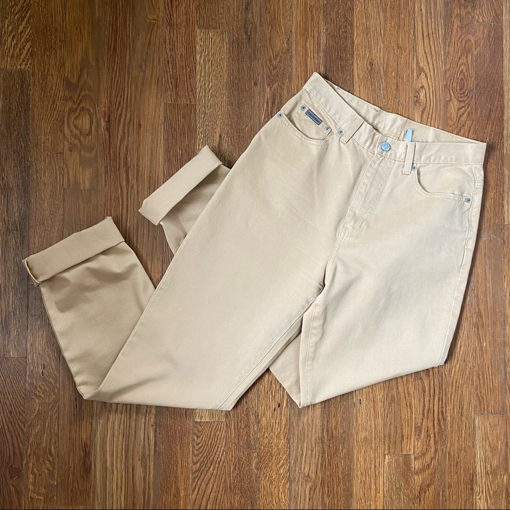Calvin Klein Vintage High Rise Straight 5 Pocket Jeans - Picture 1 of 9